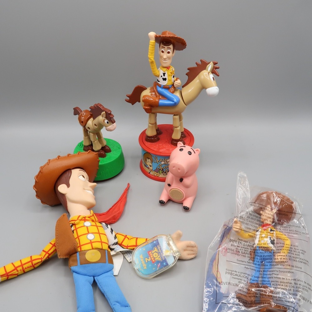 Disney Pixar Toy Story 2 Woody Toy‎ Candy Dispenser Toy Lot Vintage